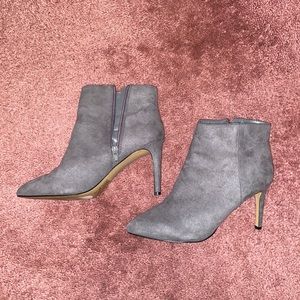 Express Faux Suede Stiletto Bootie
